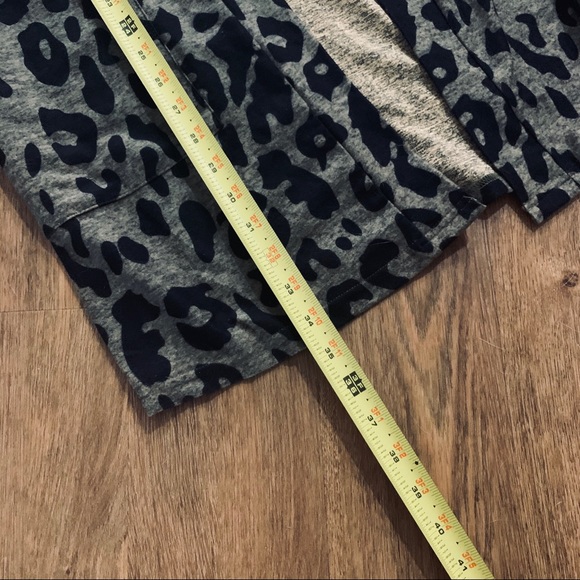 Tickled Teal leopard print open cardigan - Picture 9 of 9